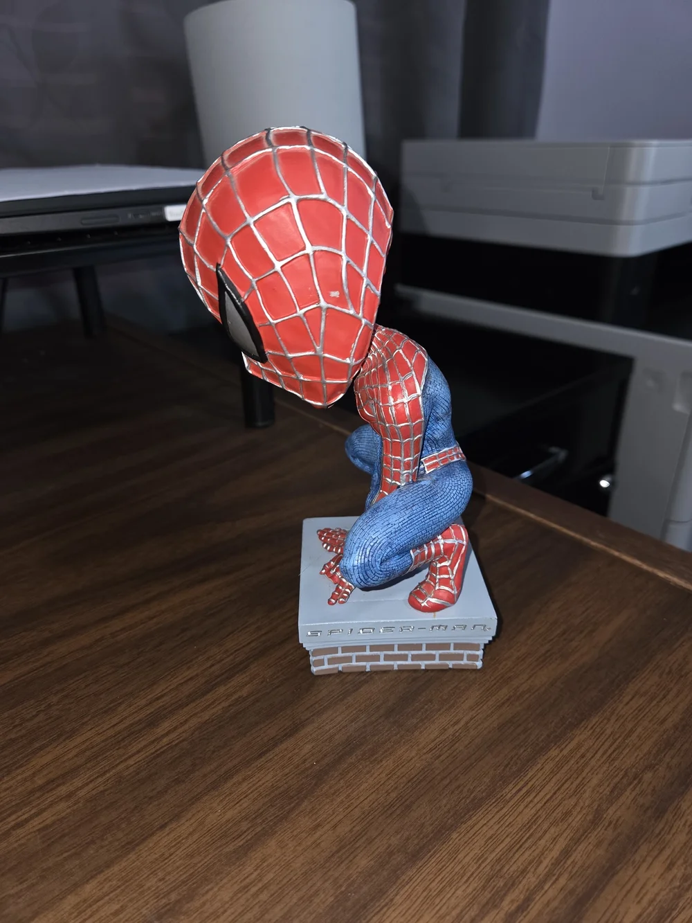 Marvel Comics Spider-Man Head Knocker/Bobblehead Figure By NECA 2002, Great!